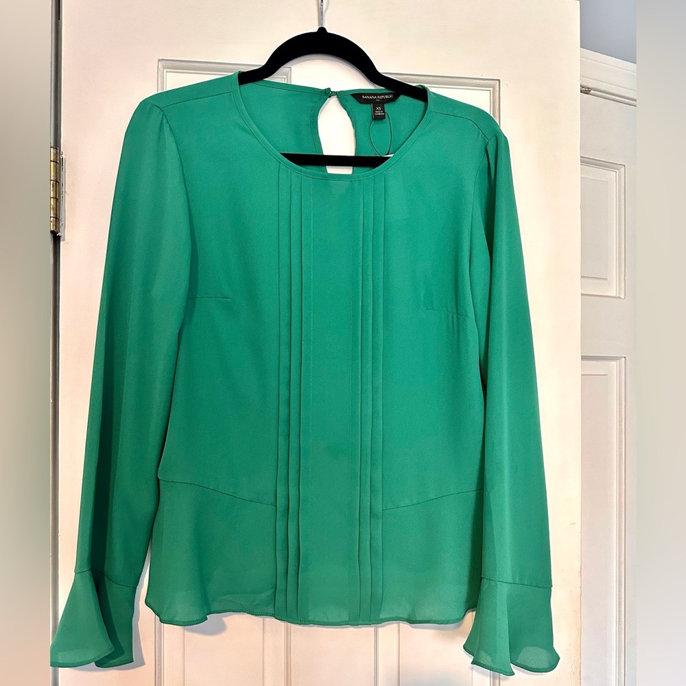 Banana Republic Blouse Green XS